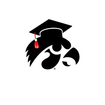  Hawk Logo with Graduation Cap